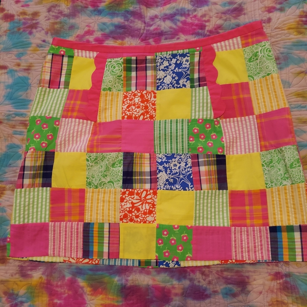 Lilly Pulitzer Beach Chair Patch skirt